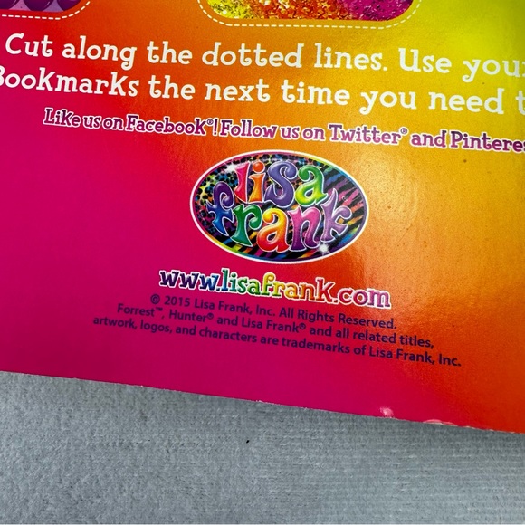 Lisa Frank Coloring Book 2015 Loot Bag Hunter And Forest Activity Girls Rainbow - Picture 3 of 10